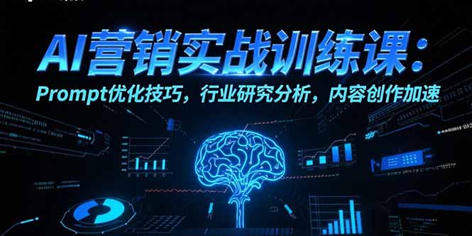 AI营销实战训练课：Prompt优化技巧，行业研究分析，内容创作加速-zhangyuwc