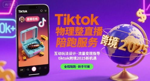 Tiktok物理整蛊直播陪跑服务-tiktok跨境2025-zhangyuwc
