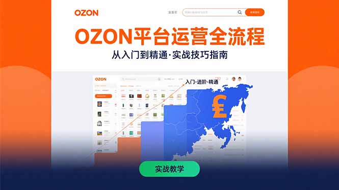 OZON平台运营全流程：快速掌握OZON从入门到精通的实战技巧-zhangyuwc