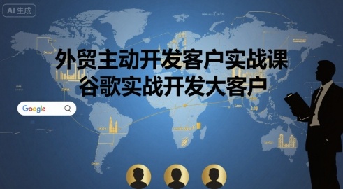 外贸主动开发客户实战课，谷歌实战开发大客户-zhangyuwc