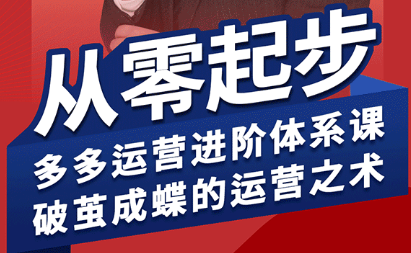 海神·拼多多运营进阶系统课(更新8月)-zhangyuwc