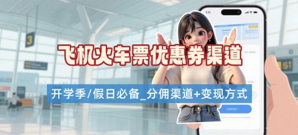 学生党必看！机票火车票优惠券申请渠道 + 项目打法，开学季节日速存-zhangyuwc