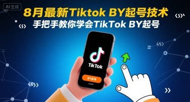 8月最新Tiktok搬运起号技术，手把手教你学会TikTok搬运起号-zhangyuwc
