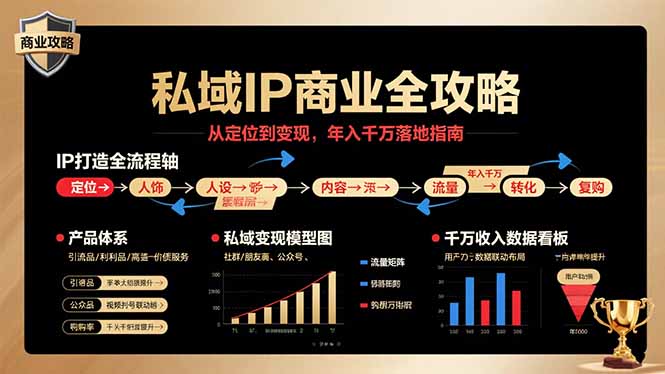 私域IP商业全攻略，从定位到变现，年入千万落地指南-zhangyuwc